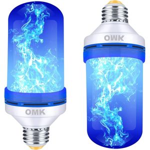 Lampadine LED Decorative Effetto Fiamma Blu, Versione Migliorata con 4 Modalità, Luci Simulate Fiamma per Interni/Esterni, Ideali per Illuminazione e Decorazioni per Feste - Product Image 1