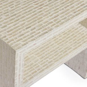 Modern Bone Inlay MDF Bedside Table Classic Design and Smooth Finish Decorative Wardrobes Furniture Manufacture - Product Image 5