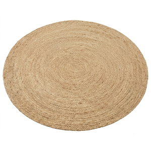 Alfombra Redonda de Yute de Alta Calidad, Hecha a Mano, Ecológica, Antideslizante, Estilo Bohemio, Venta al por Mayor, Decoración del Hogar, Tamaño Personalizado, Exportación a Granel - Product Image 3