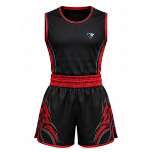 Uniforme de Boxeo Muay Thai Personalizado de Alta Calidad en Poliéster/Satén, Suministro Directo de Fábrica, Logotipo Personalizado, Impresión Digital, Transpirable - Product Image 1