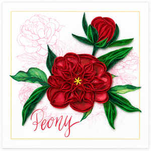 Custom Elegant Floral Quilling Card Handmade Luxury Botanical 3D Greeting <b>Paper</b> Art Card Wholesale ODM/OEM Card Vietnam Supplier - Product Image 1