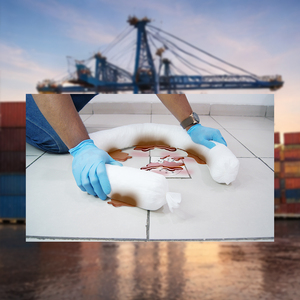 Barrera Absorbente de Aceite Industrial Pequeña 650, Barrera de Contención de Derrames de Aceite para Mantenimiento de Fábricas, Talleres, Almacenes y Uso Marino - Product Image 4