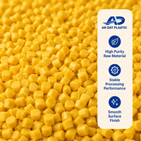 Composé PVC jaune pour lignes de production flexibles avec exigences de densité personnalisées An Dat Plastic