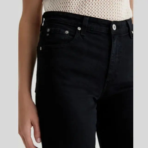 OEM / ODM Jeans pour femme 100% Coton, coupe ample, jambe large, évasée, de luxe, délavé bleu, style décontracté, en denim, noir, pour jeune femme et femme élégante - Product Image 5
