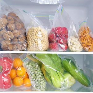 ถุงพลาสติกสำหรับเก็บอาหาร, ถุงพลาสติกเก็บอาหารแบบใช้ซ้ำได้, ถุงเก็บอาหารสำหรับแช่แข็งเกรดอาหาร - Product Image 2