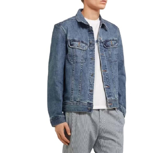 ODM OEM Casual Streetwear Men <b>Denim</b> <b>Jacket</b> Cotton Jean Plus Size Men's <b>Jackets</b> <b>Denim</b> <b>Jacket</b> Men Custom Ripped Fashionable - Product Image 3