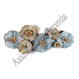 Décoration murale rustique en métal avec motifs géométriques parfaite pour la maison moderne ou le bureau par Axiom Home Accents - Product Image 2