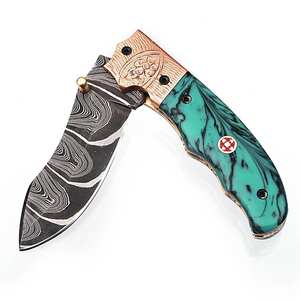 Couteau de poche pliable personnalisable, compatible lave-vaisselle, moderne, écologique, manche personnalisé, acier inoxydable, OEM, gravure laser DIY - Product Image 3