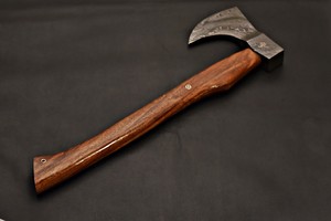 Hacha Vikinga Hecha a Mano OEM, Cabeza de Acero de Damasco, Mango de Madera, Personalizable, para Supervivencia, 100% de Alta Calidad - Product Image 3