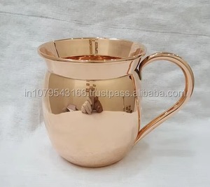Mug à café en cuivre à double paroi isolé, design moderne pour adultes, usage domestique - Product Image 6