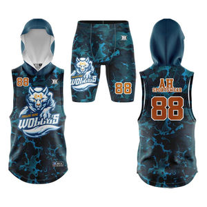 Uniforme de Fútbol Americano Personalizable de Primera Calidad, Cómodo y Elegante, Sublimado, 7v7, para Adultos, Tallas Grandes, Transpirable, 2025 - Product Image 5