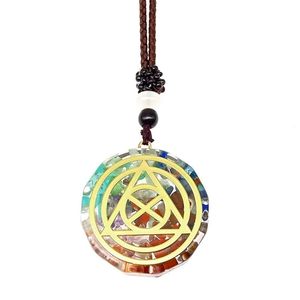 Natural Crystal Necklace with 30-Inch Adjustable <b>Rope</b> <b>Chain</b> for Men & Boys - Product Image 3
