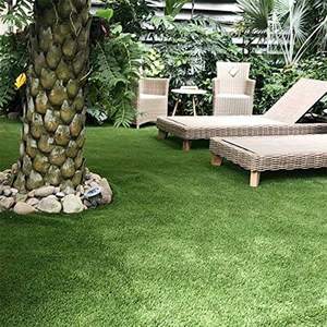 พรมหญ้าเทียมแบบม้วนสำหรับจัดสวนและตกแต่งบ้าน ขนาด 6.56 x 16.5 x 1.18 นิ้ว พรมหญ้าเทียมเสมือนจริงสำหรับใช้ภายในและภายนอกอาคาร - Product Image 5