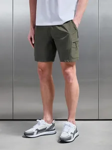 Pantalones Cortos Cargo Personalizados para Hombre, de Nailon Elástico Premium, para Senderismo al Aire Libre, con Bolsillos con Cremallera y Cintura Elástica - Product Image 1