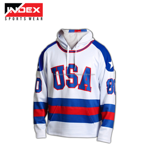 Uniformes de Hockey sobre Hielo Sublimados OEM, Transpirables, con Logotipo Personalizado, Chaquetas de Práctica para Adultos con Logotipos Personalizados, 100% Poliéster - Product Image 5