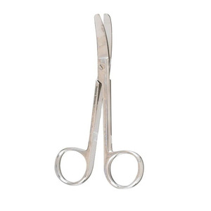 Ensemble de 3 ciseaux de chirurgie plastique Jamso Industries, 4,75 pouces, pointes courbes et lames dentelées - Product Image 6