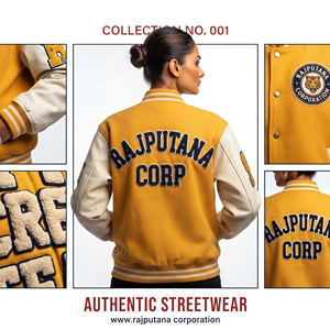 High Quality Leather Sleeve Embroidery Varsity <b>Jackets</b> <b>Women</b> Crew Neck Outdoor Varsity <b>Jacket</b> Ladies Button Up Baseball <b>Jackets</b> - Product Image 2