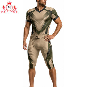 Ensemble d'uniformes de football américain pour hommes, impression par sublimation, polyester respirant, vêtements d'équipe, taille adulte - Product Image 5