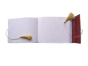 Handmade Cream Colour Paper <b>Planner</b> Recycled Cotton Paper With Leather Hard Cover Stationary Notebooks - Product Image 3