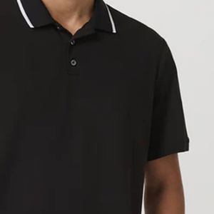 Comfortable Daily Wear Bulk Apparel Production Modern Turn <b>Down</b> Collar Tee For Men Factory Direct Premium Design Stretch Fabric - Product Image 4