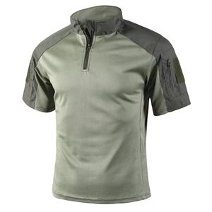 Chemise Dynamel pour homme, manches longues, t-shirt de sécurité, camouflage, extensible, t-shirt de plongée, chemise tactique pour la randonnée, la chasse, l'entraînement - Product Image 1