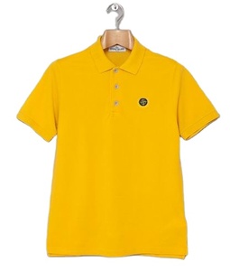 Polo de algodón con estampado personalizado para hombre, camisa informal de camuflaje de talla XL con patrón bordado y logotipo personalizado - Product Image 3