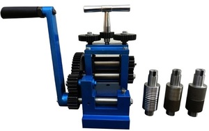 <b>Iron</b> Jewelry Draw Tong <b>8</b>" Irregular Shape Mini Rolling Mill with 5 Rolls SUNTOOLS/STIPL for DIY Jewelry Making Tools - Product Image 2