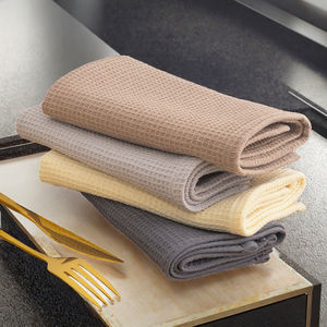 Paños de Cocina de Algodón 100% Tipo Waffle, Cuadrados, de Secado Rápido, Sostenibles, Tejidos, 34*34cm, Paquete en Oferta - Product Image 5