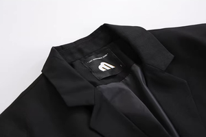 เสื้อเบลเซอร์ผู้ชายแบบสั่งตัด ทรงเข้ารูป สไตล์ลำลองสำหรับธุรกิจ แจ็คเก็ตสูทคุณภาพพรีเมียม ชุดทางการ รับผลิตแบบ OEM ODM ขายส่ง ผู้ผลิตเสื้อผ้าแฟชั่น ผ้าสเตรช - Product Image 6