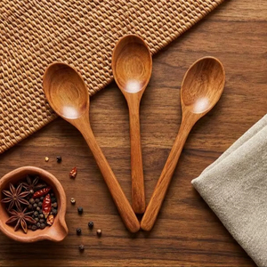Handmade Wooden Condiment <b>Spoon</b>, Natural Wood Salt <b>Spoon</b>, Eco-friendly Spice <b>Spoon</b> - Product Image 1