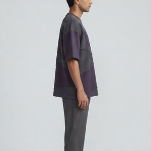 เสื้อยืดทรงบ็อกซี่ผ้าคอตตอนพรีเมียมสำหรับผู้ชาย ดีไซน์ทันสมัย สวมใส่สบาย เหมาะกับแฟชั่นลำลองและสไตล์โมเดิร์นในชีวิตประจำวัน - Product Image 6