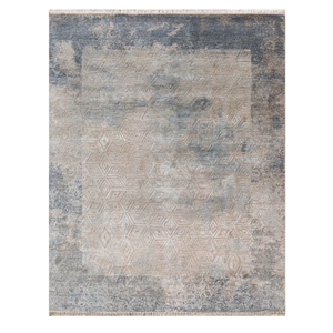 Alfombra de Lana Moderna Hecha a Mano, Personalizada, de Pelo Corto, con Diseños Artísticos Contemporáneos - Product Image 1