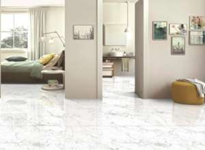 Carreaux de porcelaine modernes brillants haute résistance 800x1600 1200x1800 750x1500mm, grandes dalles pour usage commercial - Product Image 2