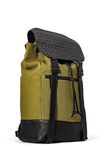 Genuine Leather Canvas Backpack <b>Water</b> Resistant Travel Laptop High Quality Wholesale Bulk OEM Factory 36-55L LCB-0028 - Product Image 5