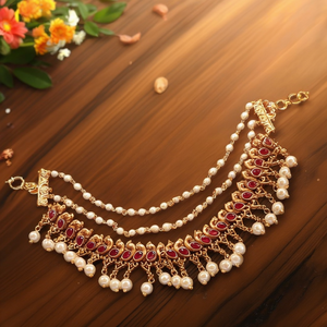 Kemp <b>Ruby</b> Mattal Fashion <b>Necklace</b> - Product Image 1