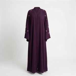 Abayas personnalisées pour femmes et filles, robe musulmane du Ramadan, hijab, abaya à manches évasées, vêtements islamiques, abayas pour femmes, nouveautés - Product Image 1