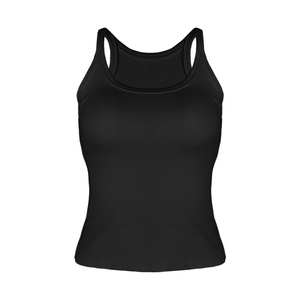 Womens Tank <b>Tops</b> Ribbed Sleeveless High Neck Breathable Knitted Spandex Cotton Regular Breathable Solid Color Casual Wear - Product Image 1