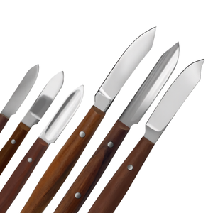 Juego de 6 Piezas de Instrumentos de Acero Inoxidable para Esculpir Cera, para Estudiantes de Odontología, Laboratorio, Fahnenstock, Lessmann, Con Scodelina - Product Image 3