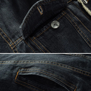 Vente en gros 2026 – Blouson en jean personnalisé pour homme, imperméable et tendance, avec fermeture éclair chaude, service OEM et personnalisation - Product Image 5