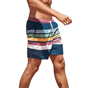 Shorts de bain décontractés pour hommes, couleur unie, 100% coton, respirants, séchage rapide, personnalisables, style streetwear, vente en gros - Product Image 6