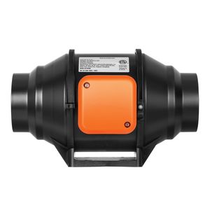 Ventilatore Assiale Inline da 4 Pollici con Motore AC, 200 CFM, Velocità Variabile, Silenzioso, per Ventilazione e Raffreddamento - Product Image 3