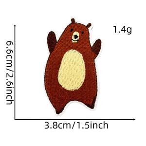 Factory Price Wholesale Custom Embroidery Patches Iron On Fire Graphic Patch 3D Embroidered Badge for Hats Bags <b>Jackets</b> Backpack - Product Image 3