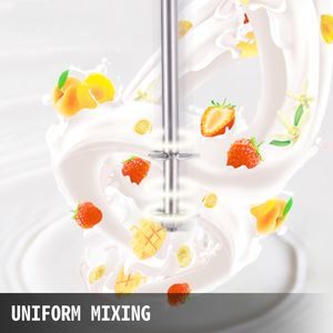 Kit Frullatore Elettrico per Milkshake in Acciaio Inox 180W, Classico Montalatte Elettrico a Doppia Testa - Product Image 5