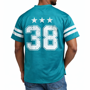 Wholesale Printed LOGO Polyester Sports Jersey Soccer Teams Football Kit Breathable Retro Soccer Jersey - Product Image 3