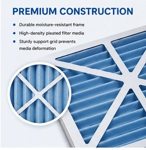 Industrial Air Filter Element Pleated Panel Filter MERV 6-8 for Air Purifier Parts - Product Image 1