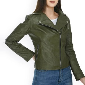 Chaquetas de Cuero de Moda para Mujer de Alta Calidad, Chaqueta de Cuero Original Hecha a Medida, Chaqueta de Cuero en Oferta para Mujer - Product Image 2