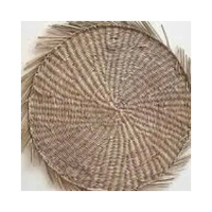 Seagrass Woven Placemat With Heat Insulating Cloud <b>Mat</b> Coaster For Dining Table Decoration For Home - Product Image 1