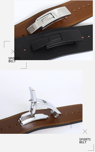 Ceintures de soutien lombaire en cuir de vachette pour l'entraînement de musculation - Noir, épaisseur 13 mm, élasticité réglable - Product Image 5