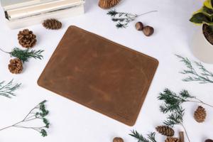 Premium Leather Computer Mouse <b>Pad</b> Anti Skid Backing Large <b>Writing</b> Surface Personalized Executive Office Mat LMP-0062 - Product Image 6