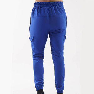 Pantalon cargo uni pour homme, grande taille, style jean, avec cordon de serrage, en coton, décontracté, style jogger, orange-brun, style urbain - Product Image 6
